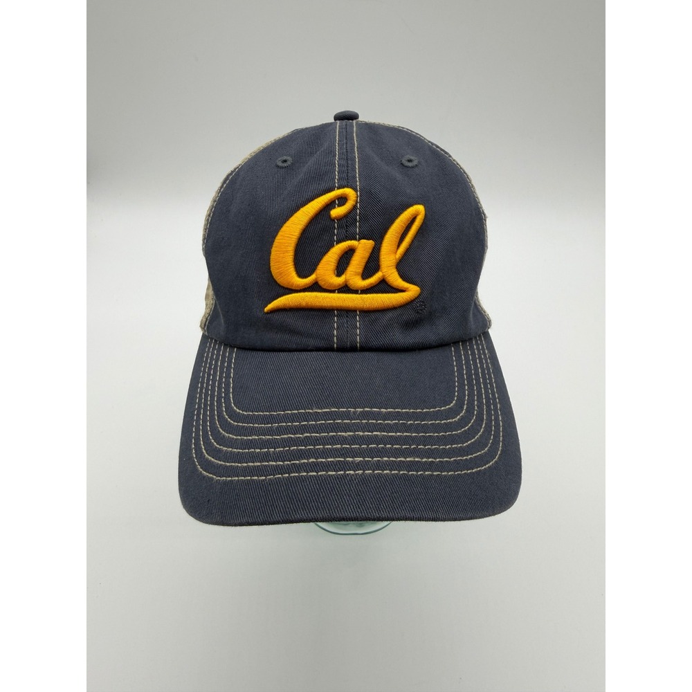 '47 Brand Cal Berkeley Golden Bears Trucker Hat Navy Blue Snapback Football Cap